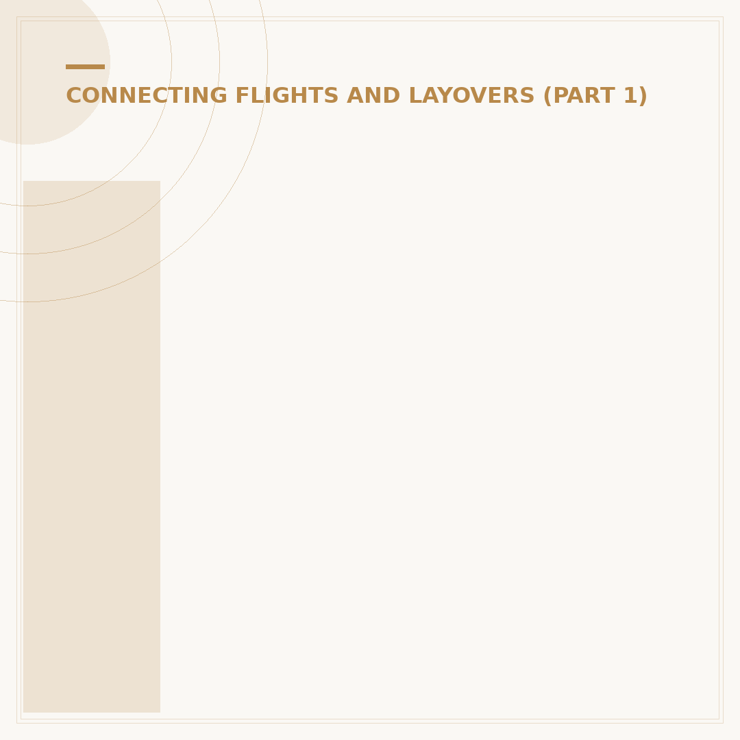 Is a 1 Hour Layover Enough for International Flights?