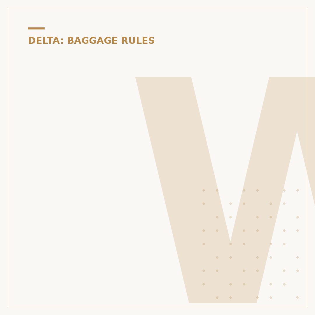 When Can I Add Bags to My Delta Flight?