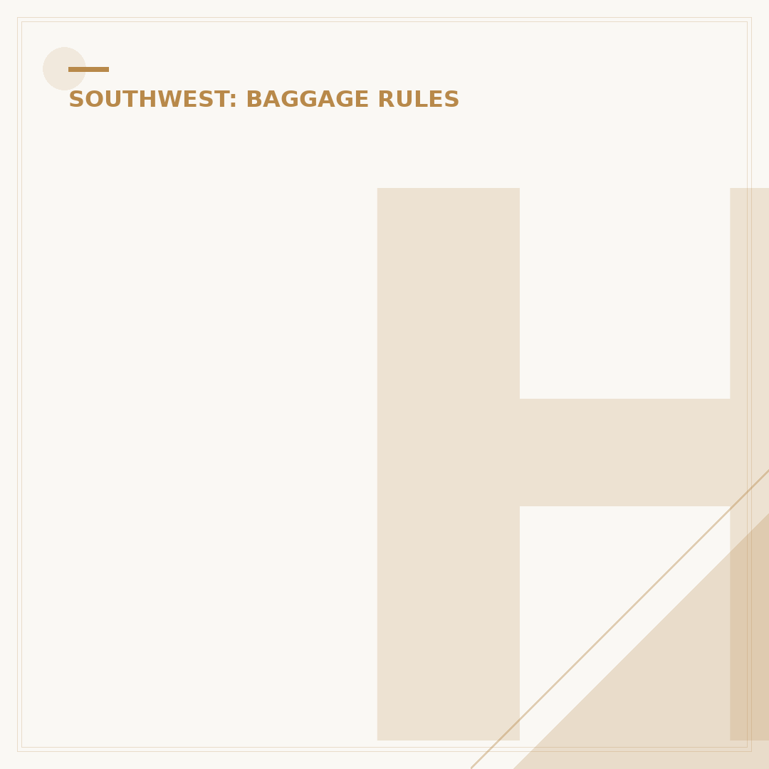 How to Add Bags to a Southwest Flight