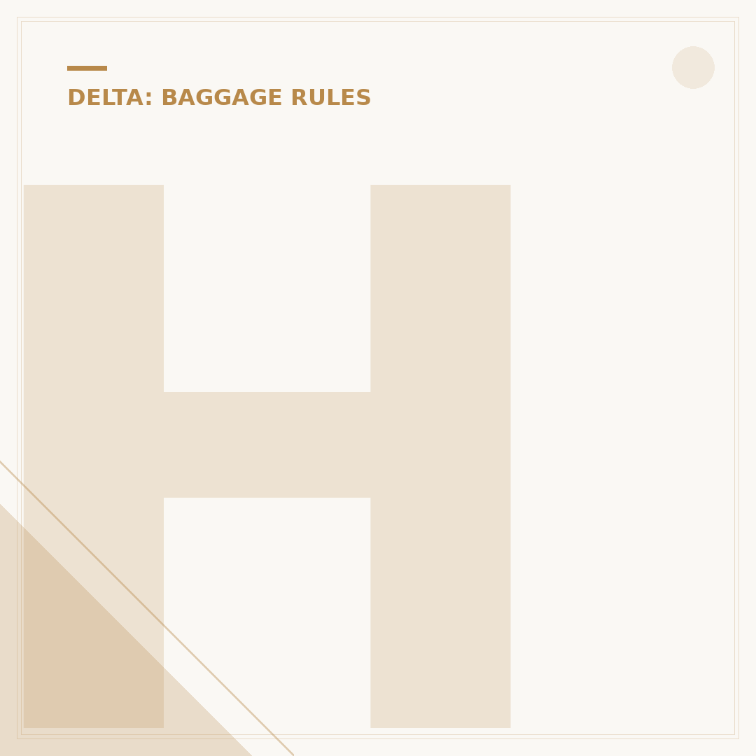 How to Add Checked Baggage to Delta Flight