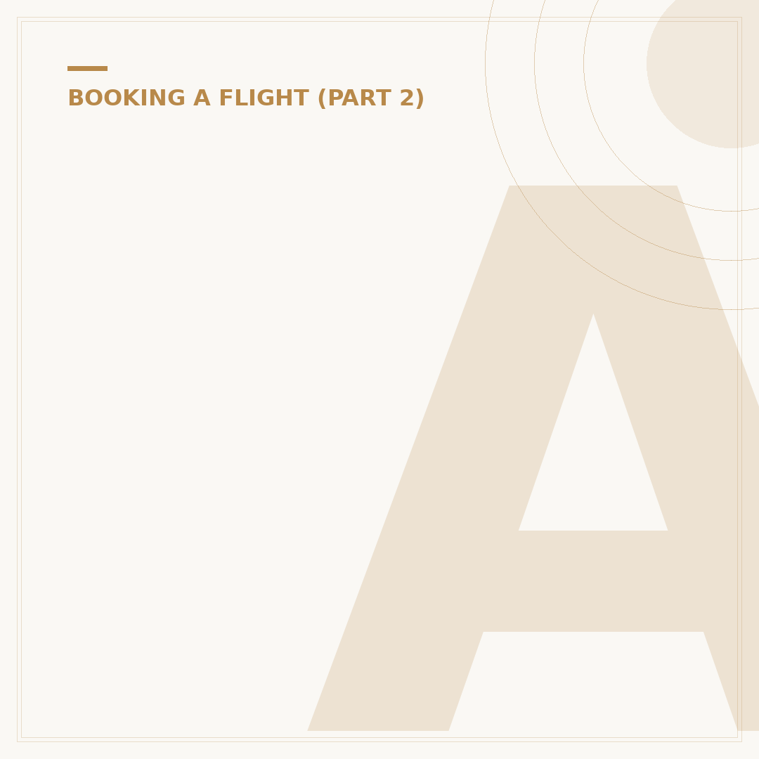 After Booking a Flight Online: What Next?