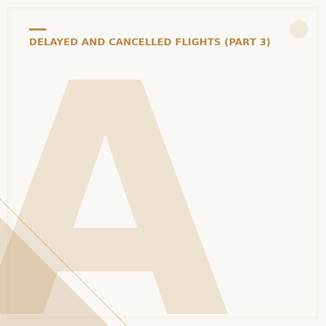 Airline Responsibility for Delayed Flights Explained