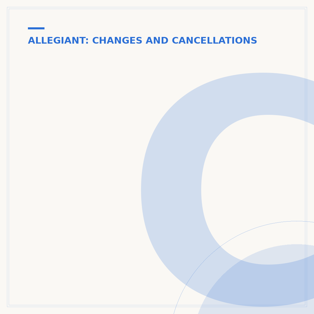 Can I Get a Refund on My Allegiant Flight?