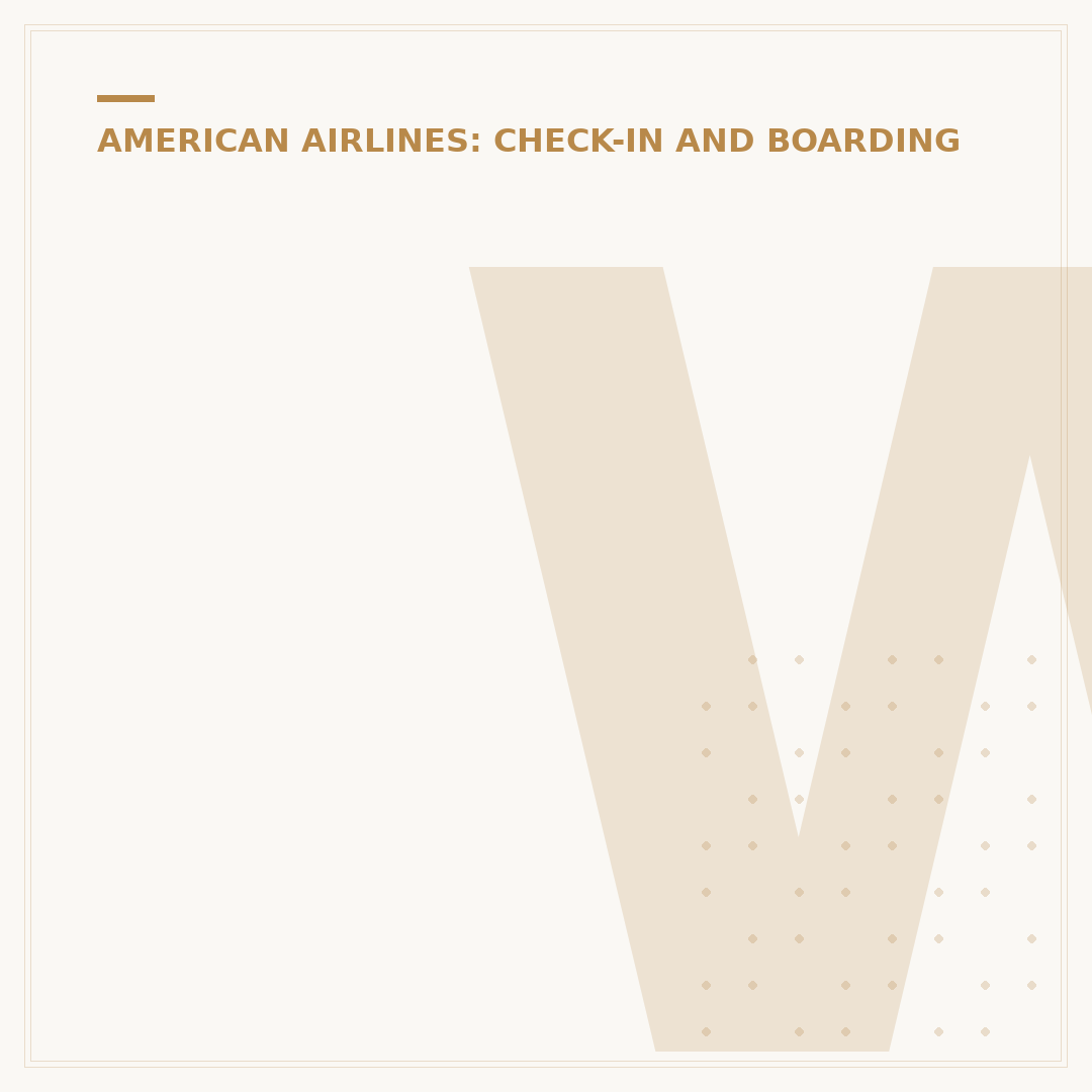 What Time Does My American Airlines Flight Board?