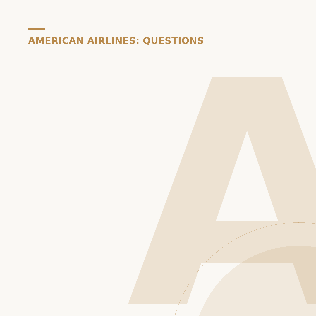 American Airlines Flight Code Explained
