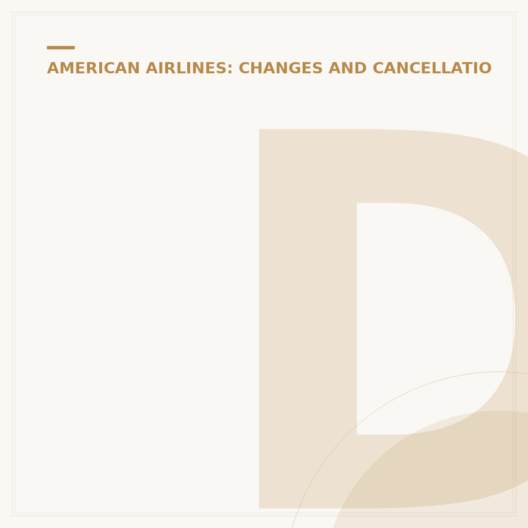 Does American Airlines Offer Credit If You Cancel a Flight?