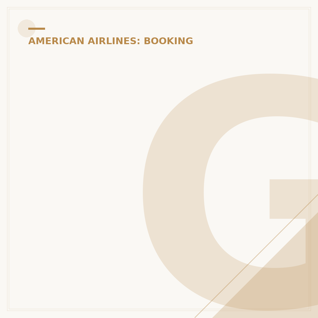 Get Your American Airlines Flight Itinerary Online