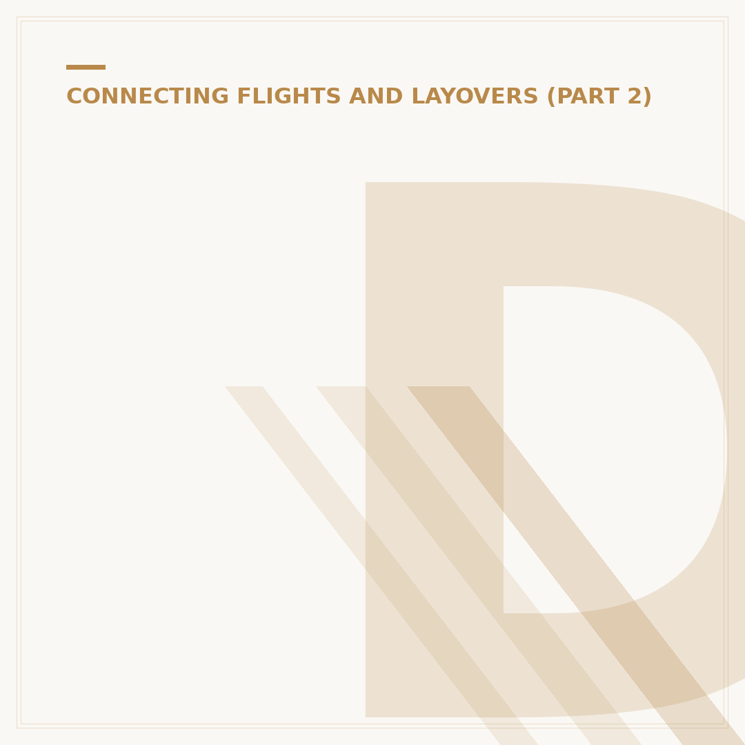 Do I Go to Baggage for a Connecting Flight?