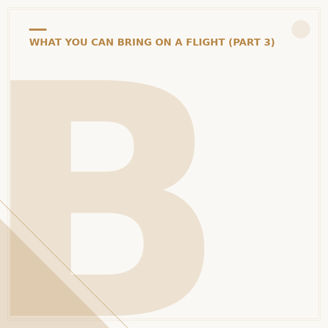 Batteries Allowed in Flight: Pack Smart for Air Travel