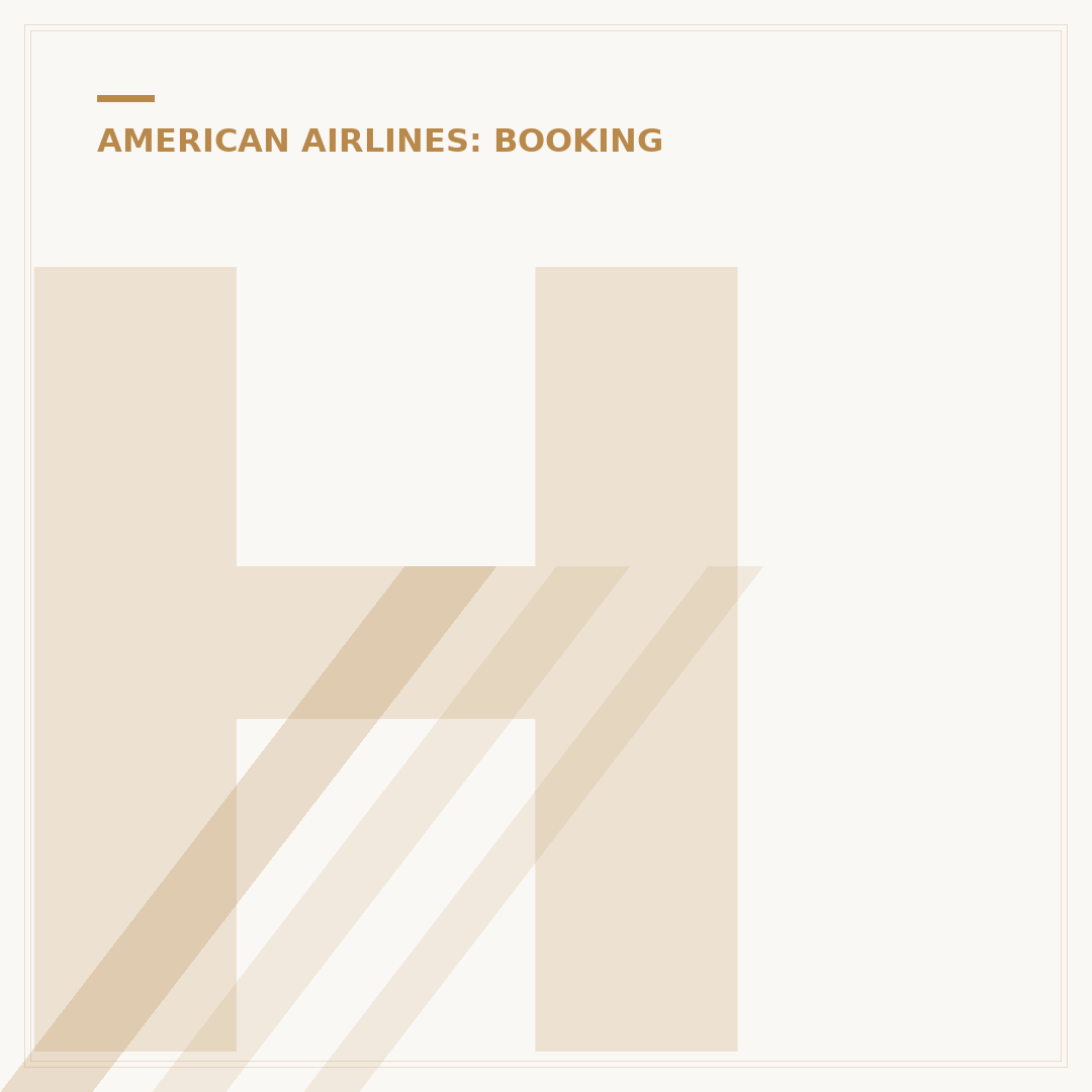 How to Book a Multi City Flight on American Airlines