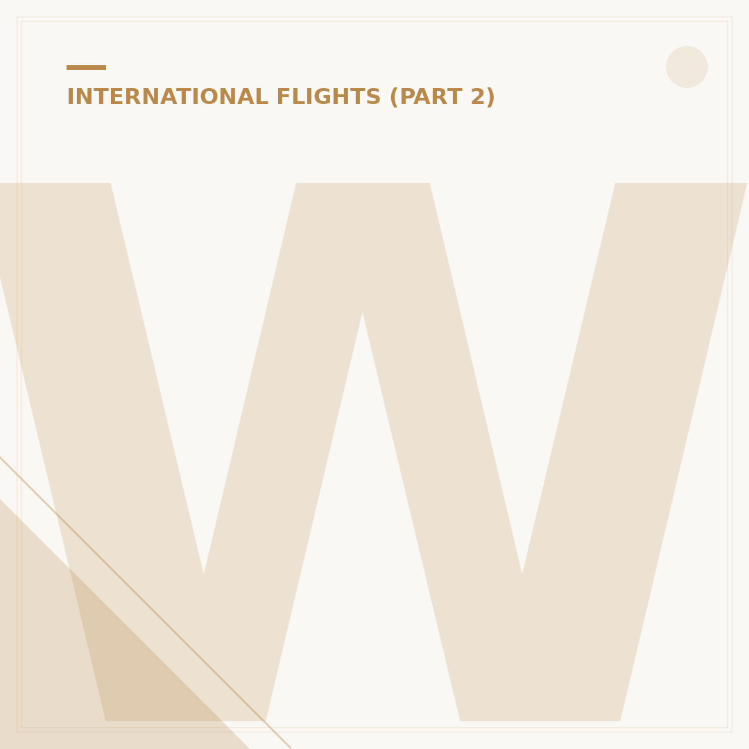 What to Know When Booking an International Flight