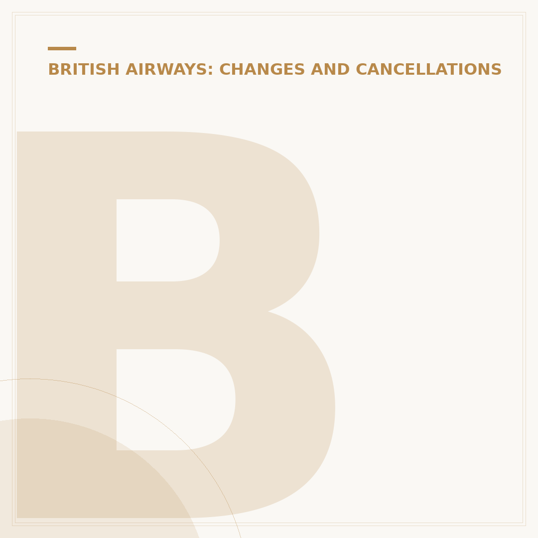 British Airways Flight Change Costs: What You Need to Know