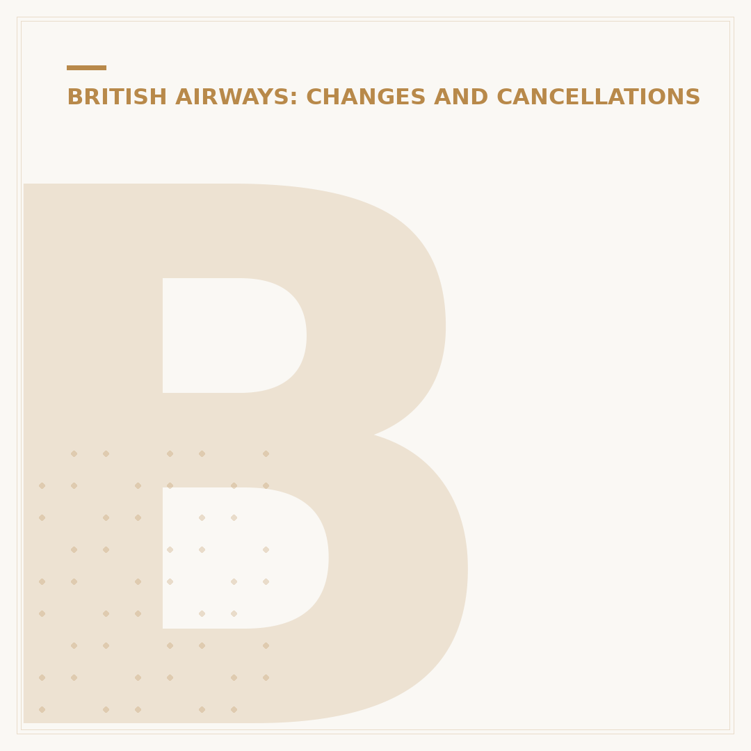 British Airways: How to Change Your Flight Date