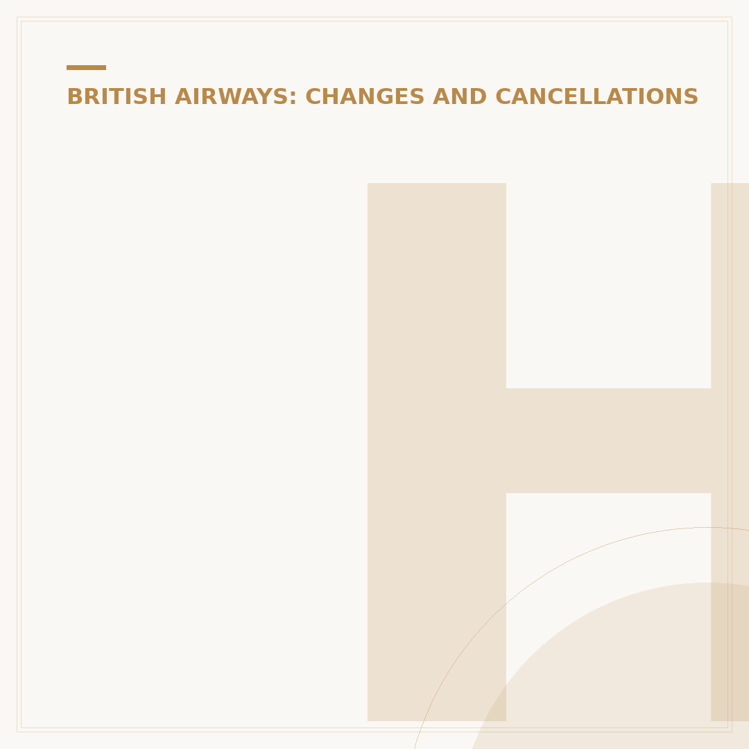 How to Change a Flight on British Airways