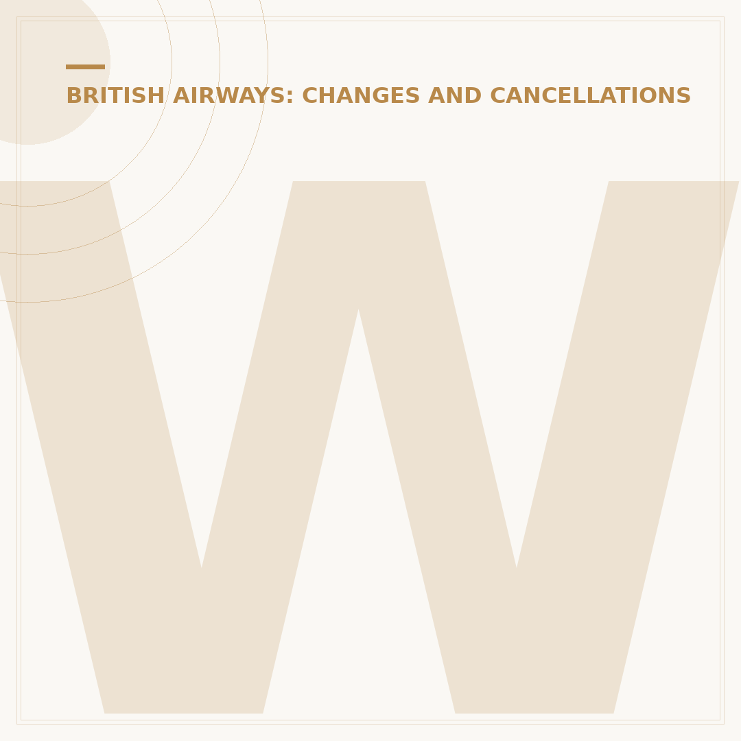 Why Did My British Airways Flight Cancel?