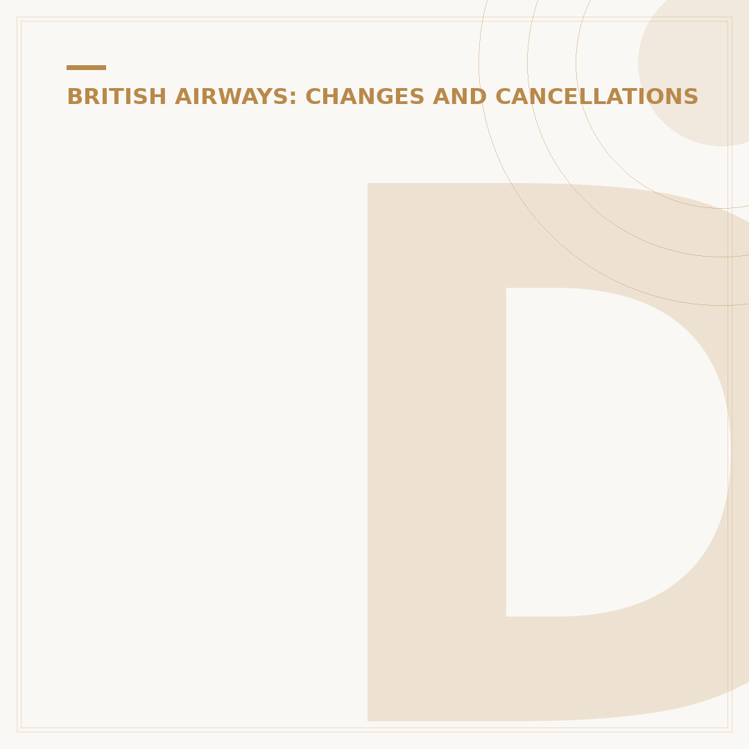 Does British Airways Charge for Flight Changes?