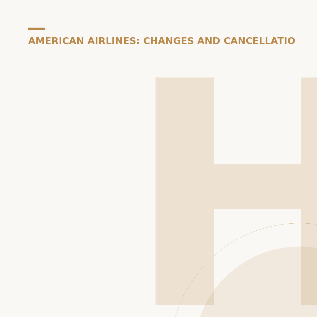 How Late Can You Cancel American Airlines Flight for Credit?