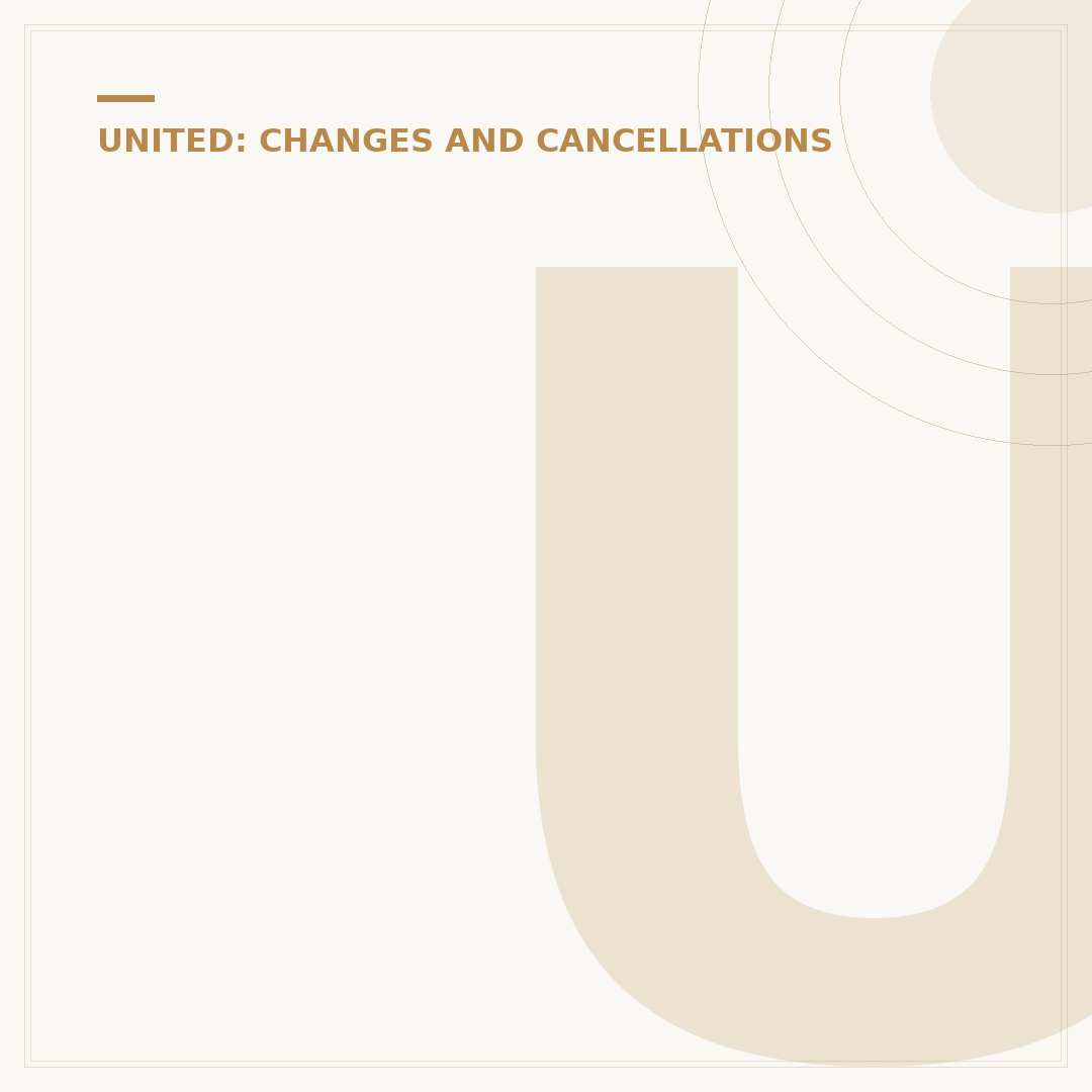 United Flights: Can I Cancel One Person on My Reservation?