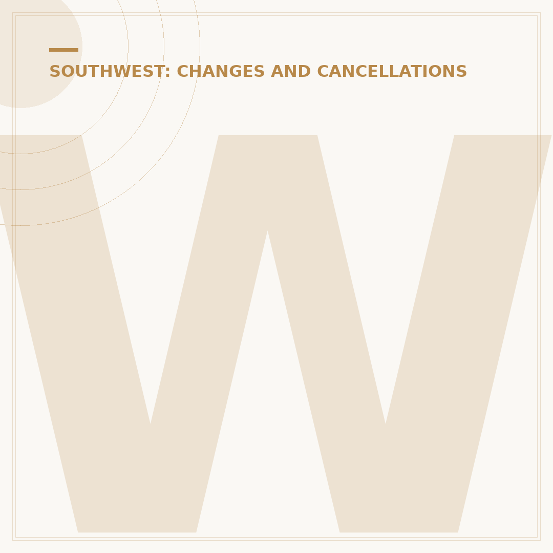 What Happens If I Cancel a Southwest Flight?