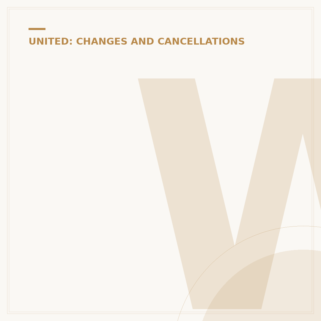 What Happens If You Cancel United Basic Economy Flights?