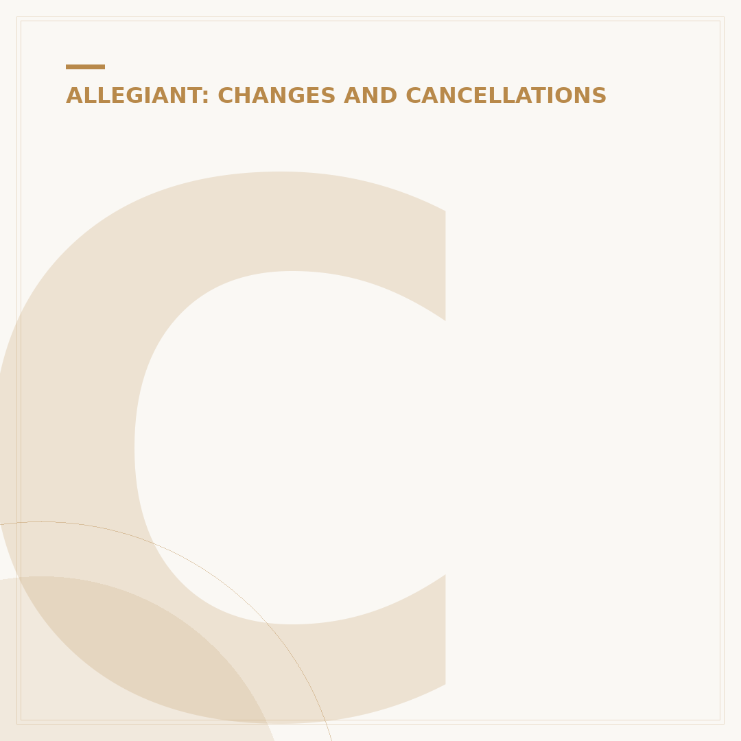 Can I Change My Allegiant Flight Date?