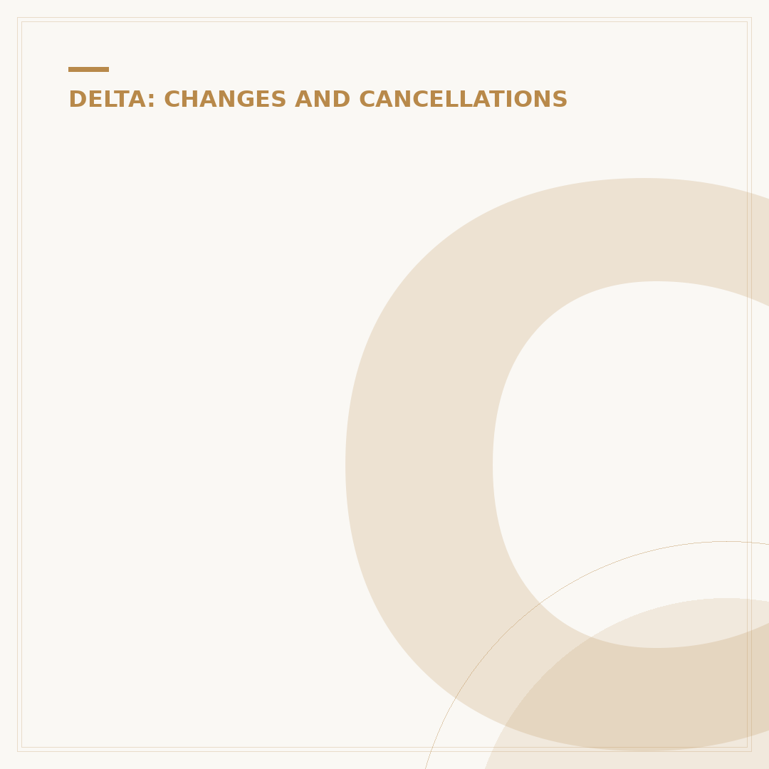Can You Change a Non-Refundable Delta Flight?