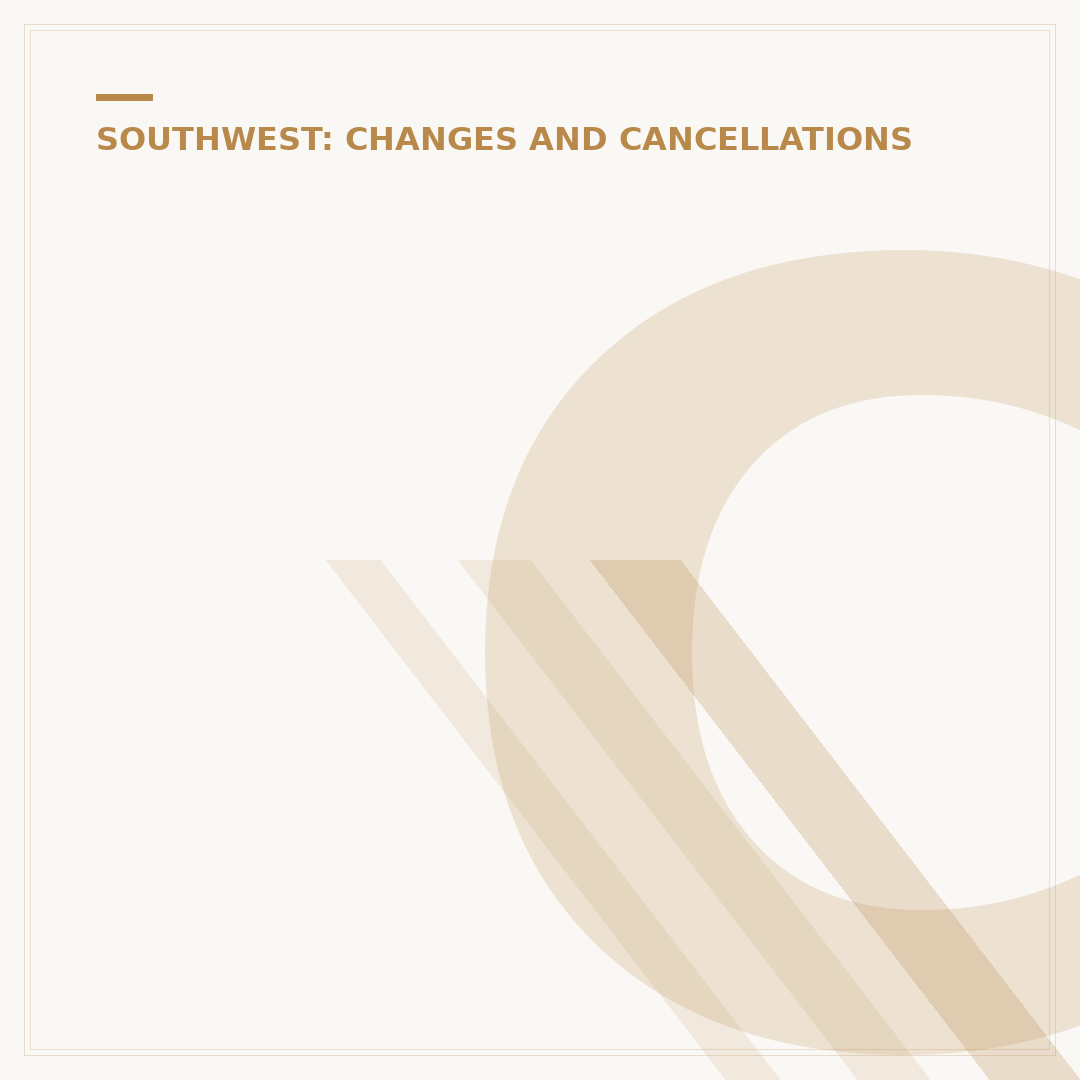 Can You Change a Southwest Return Flight Date?