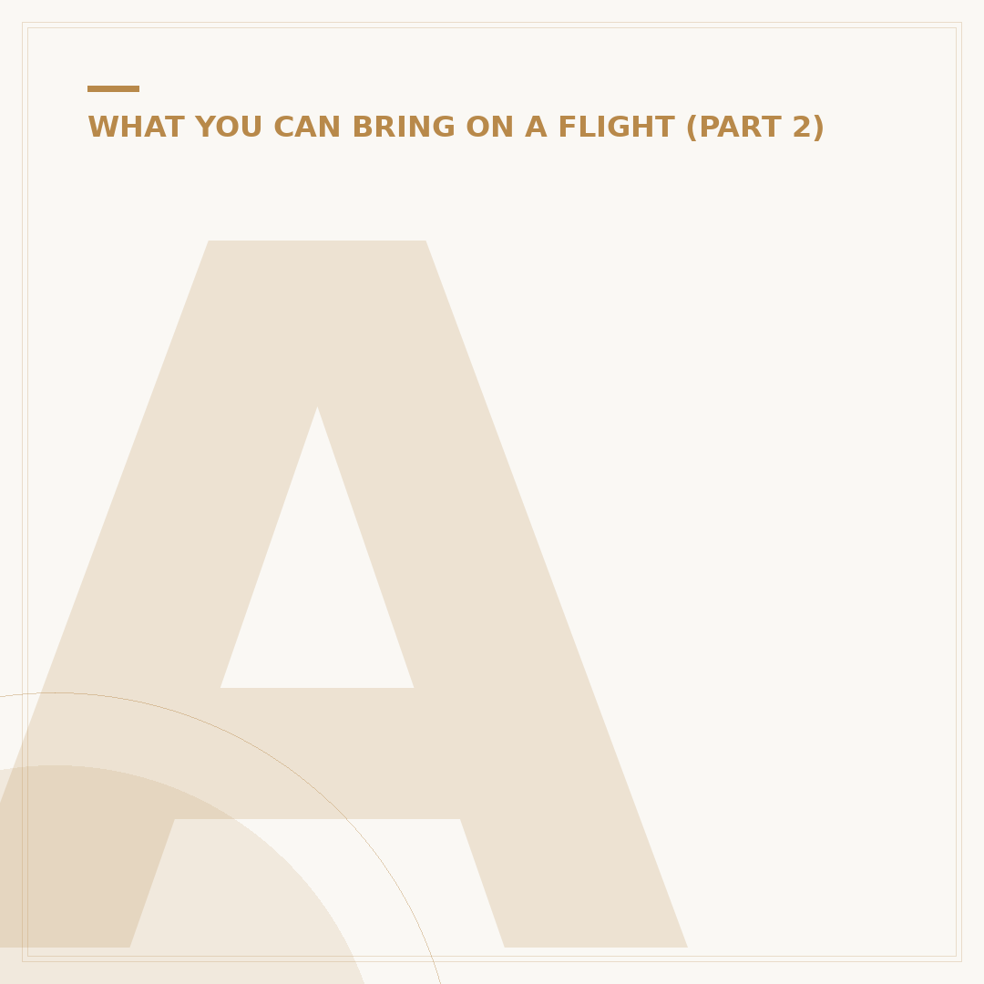 Are Cigarettes Allowed to Carry in Flight? Travel Rules
