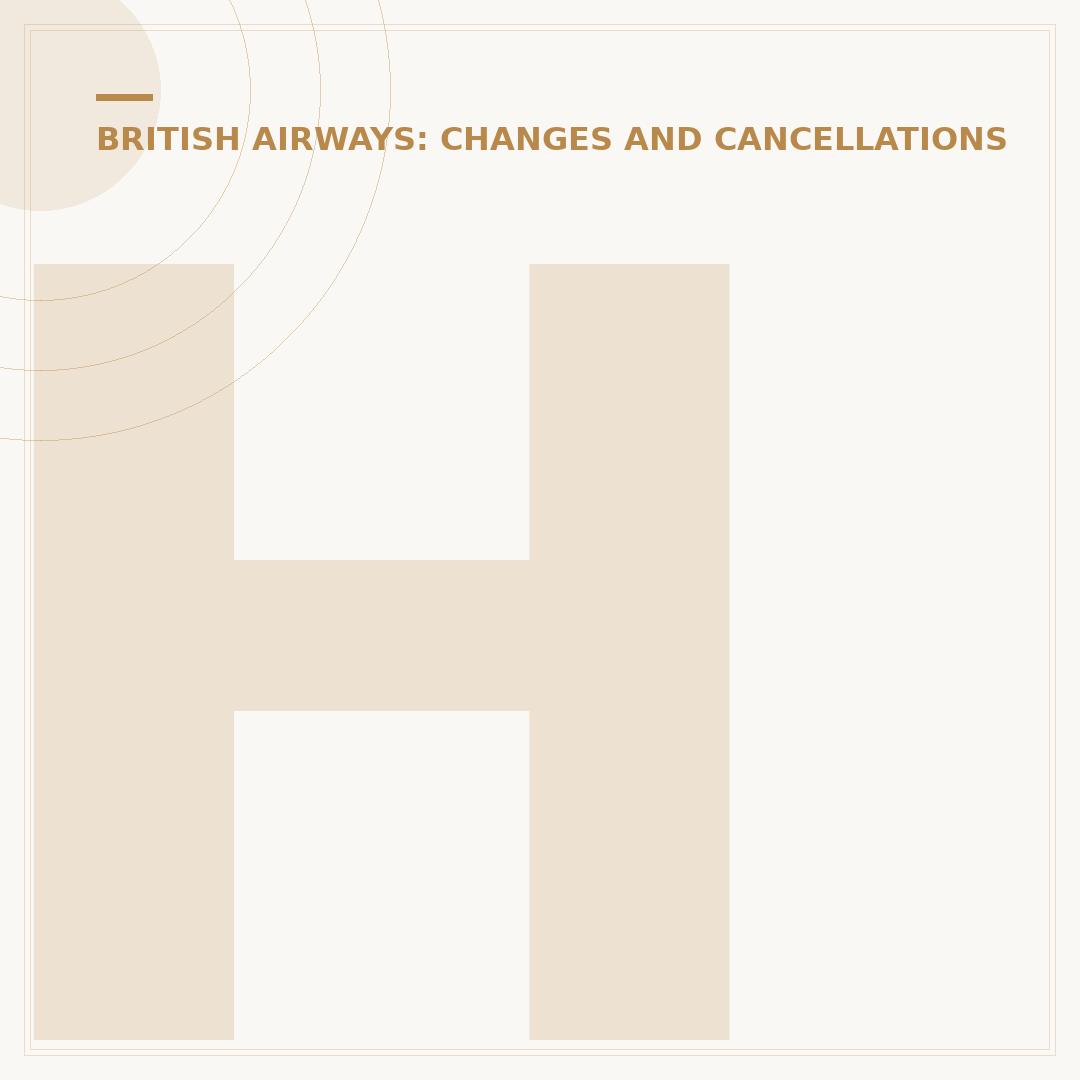 How Much Does It Cost to Change a BA Flight?