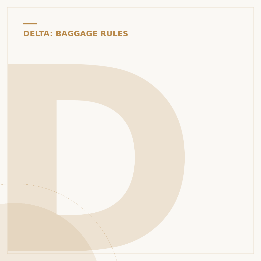 Does Delta Flight Include Carry-On Baggage?