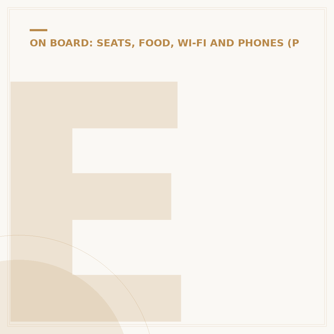 Etihad: Seat Type Unavailable for This Flight