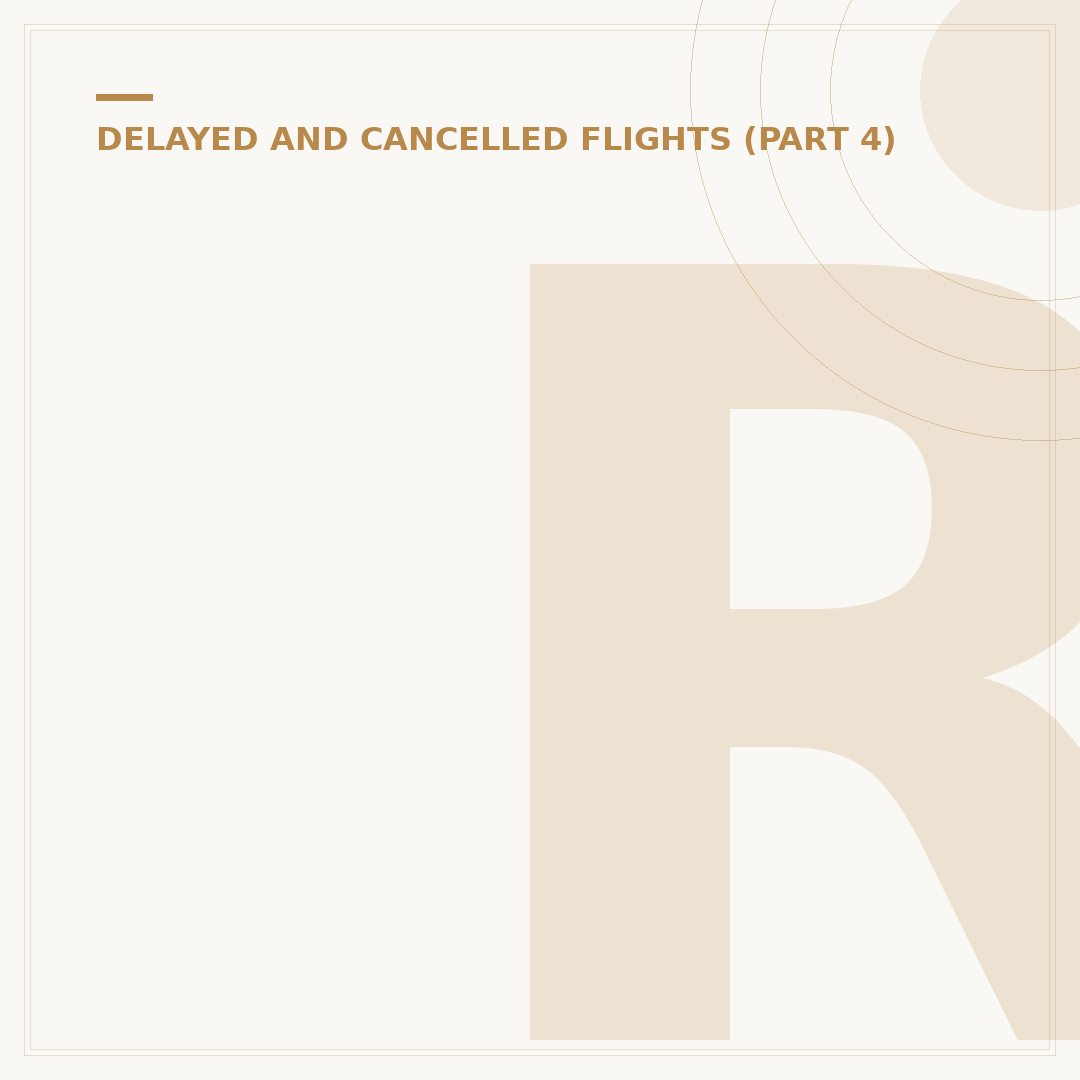 Reimbursement for Cancelled Flights