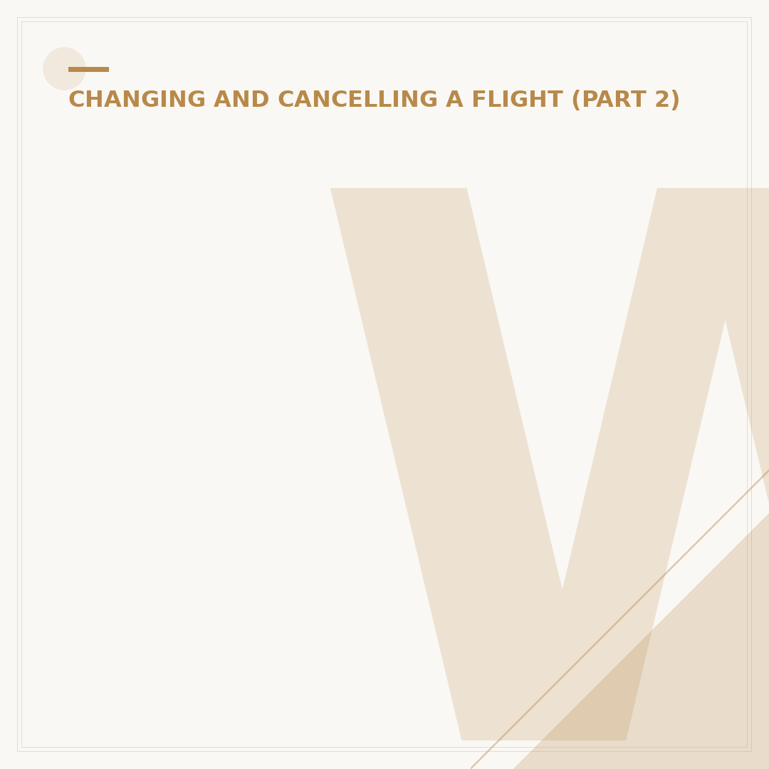 What Happens If They Cancel Your Flight?