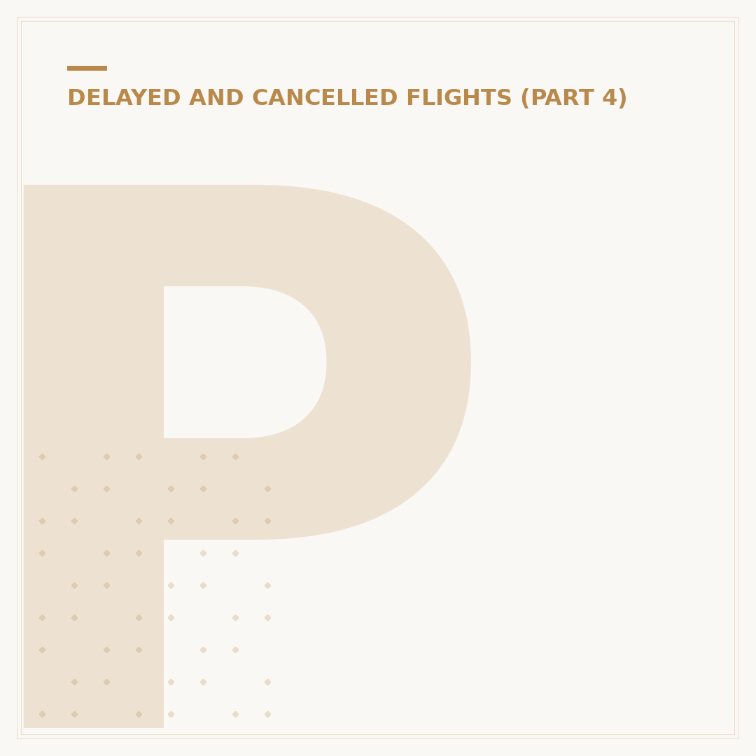 Passenger Rights When Flight Cancelled Due to Weather