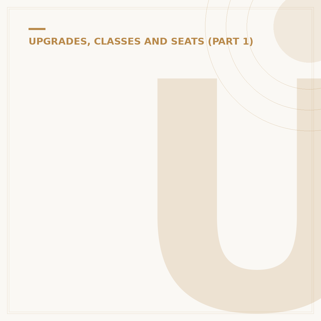 Understanding Flight Classes: Levels of Air Travel
