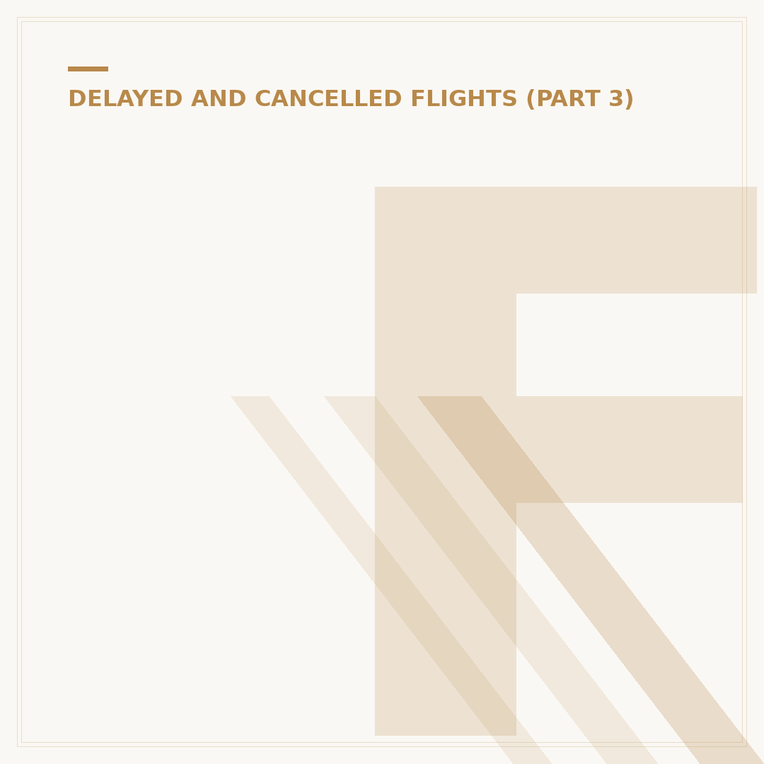 Flight Delayed: Am I Entitled to Anything?