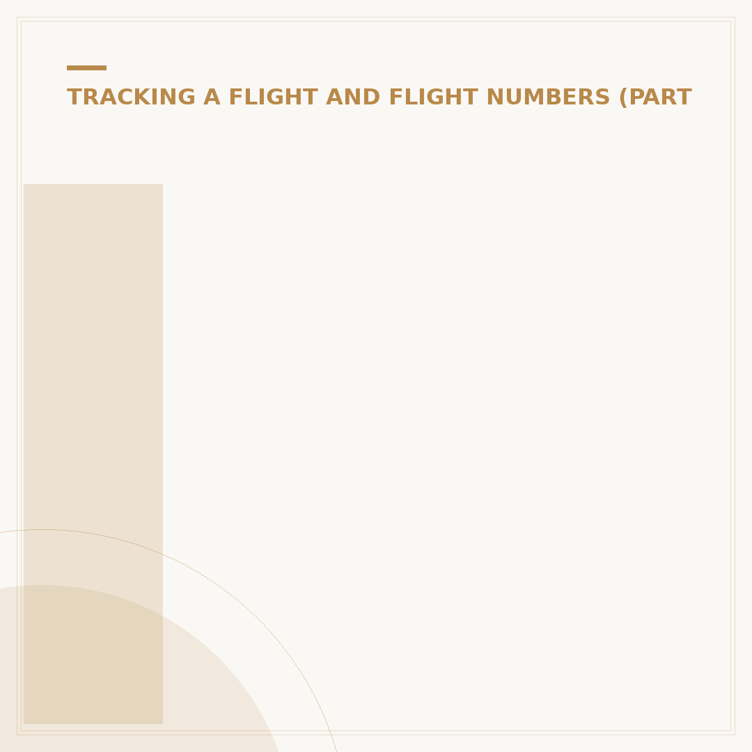 Is the Flight Number the Same as the Confirmation Number?