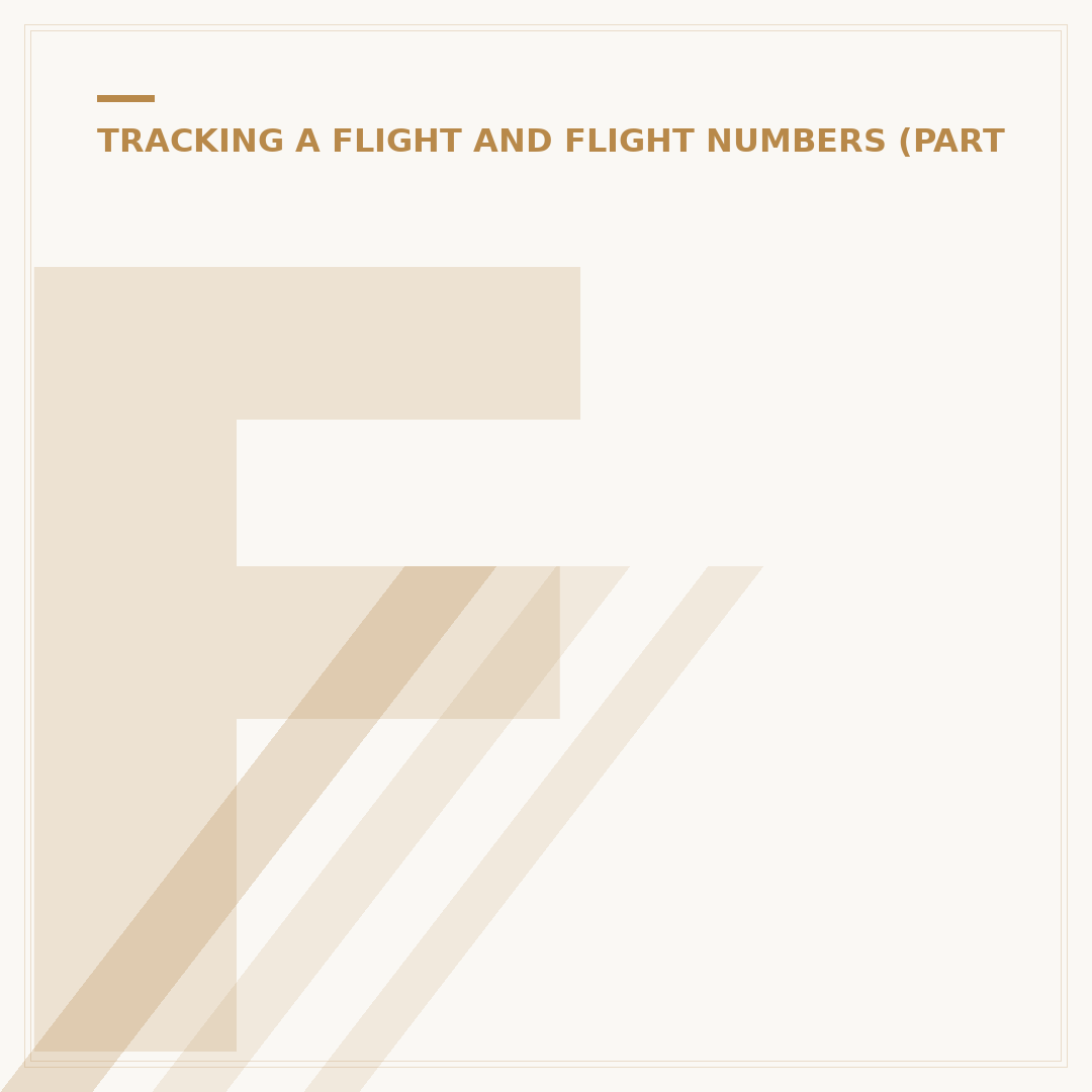 Flight Number: What It Is & Example Explained