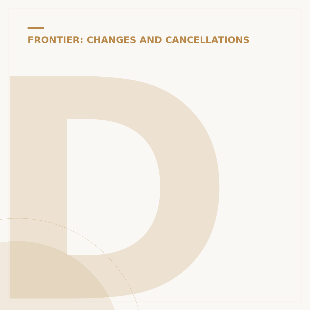 Does Frontier Offer Flight Credit? Policy Explained