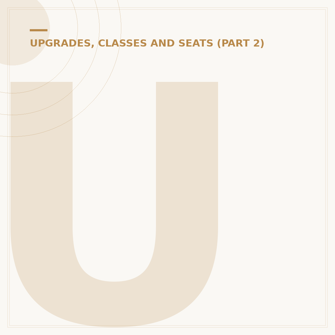 Understanding Flight Classes: How Many Types Are There?