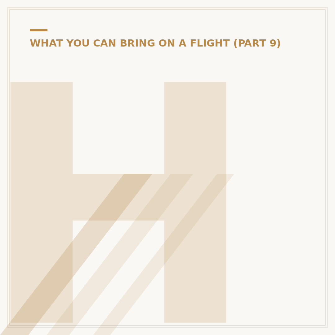 How Many Liquids Can You Take on a Flight?