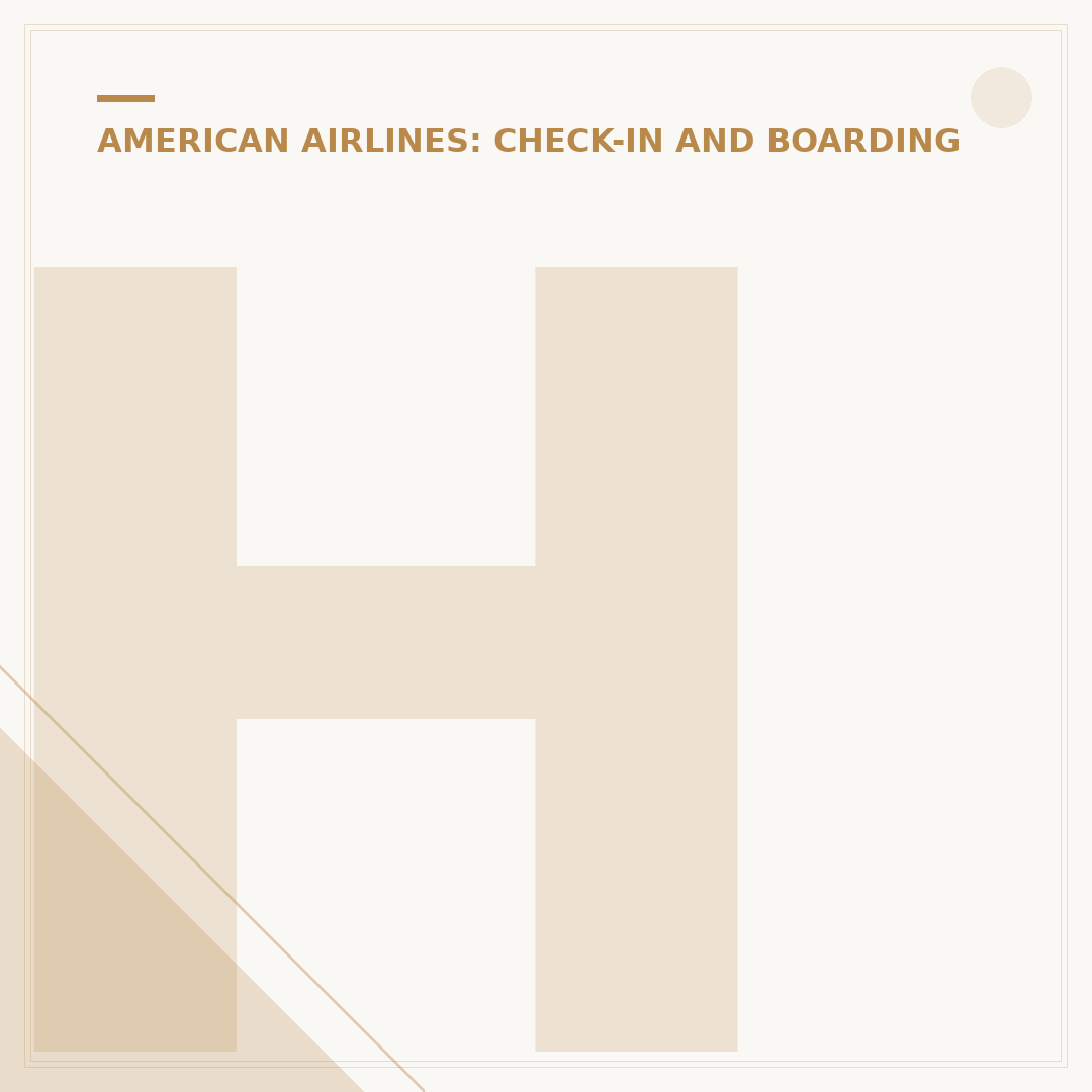 How to Check In for an AA Flight