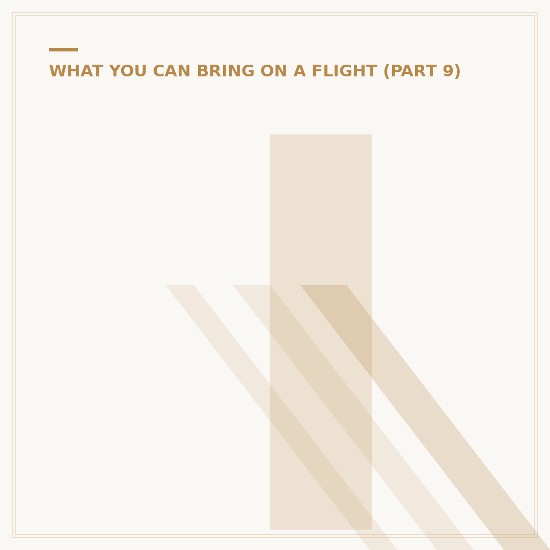 International Flight Liquid Rules: What You Can Carry