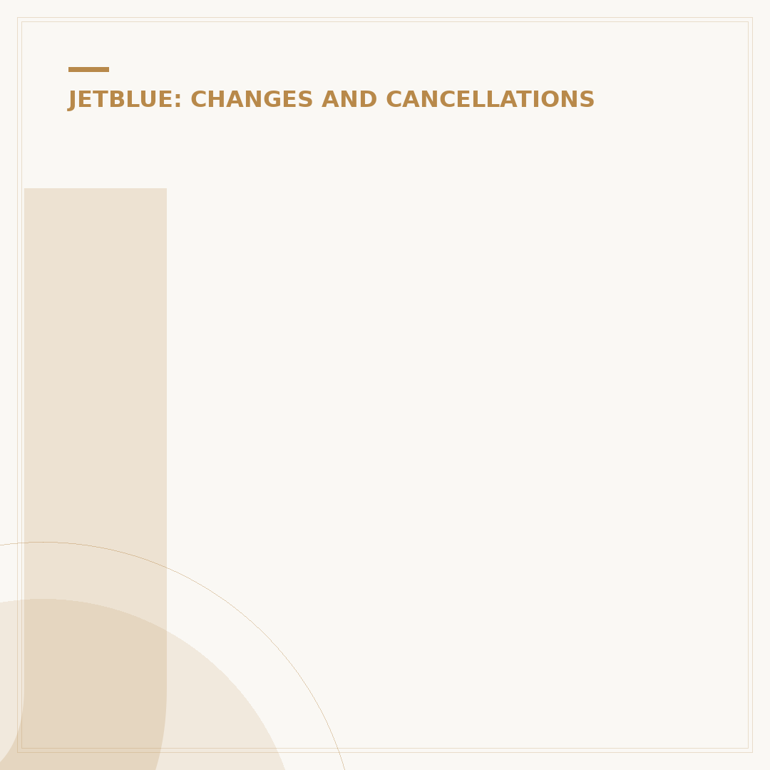 JetBlue Changed My Flight: Can I Get a Refund?