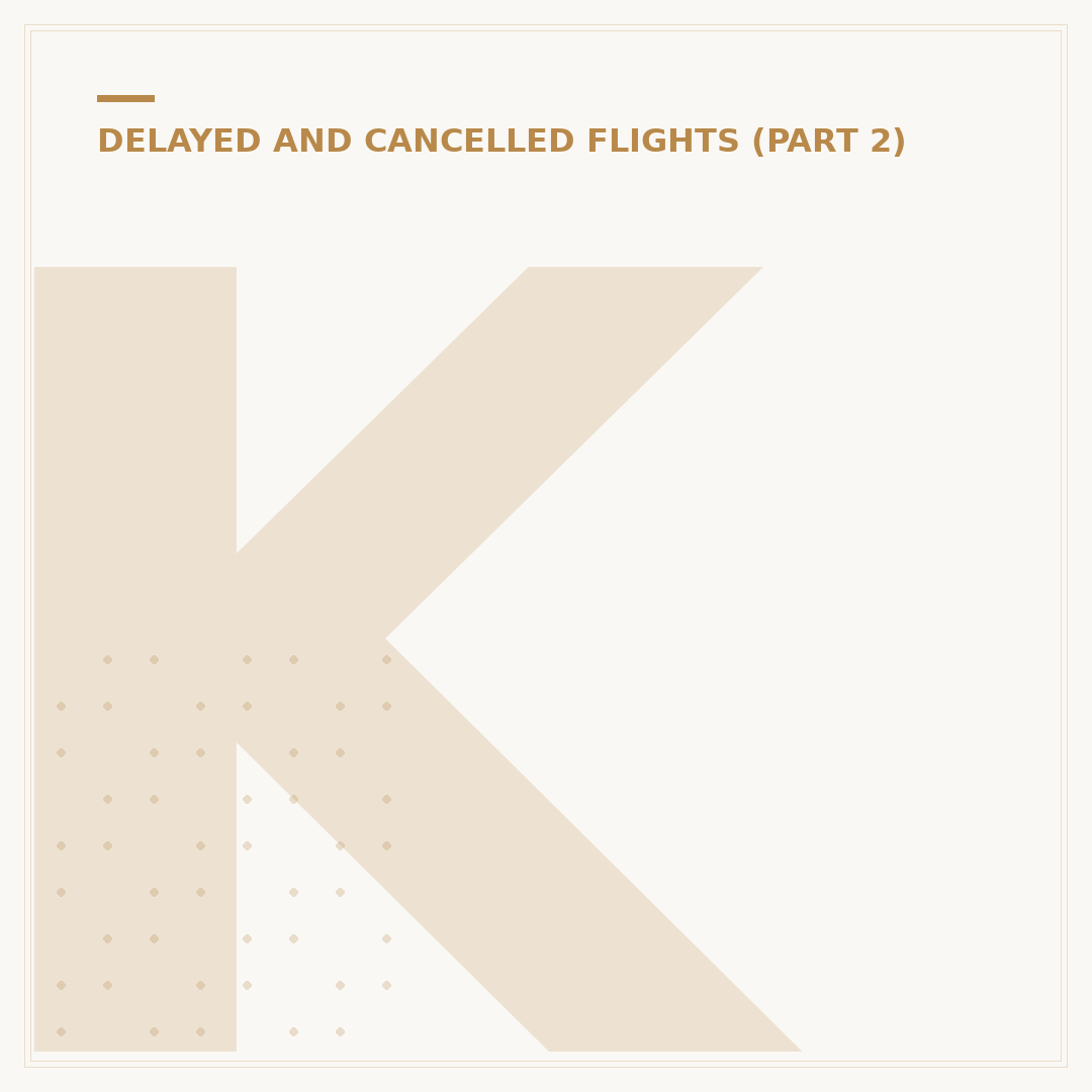 KLM Flight Cancelled? What To Do Now
