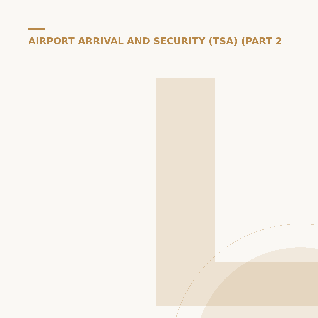 Latest Time You Can Arrive for a Flight