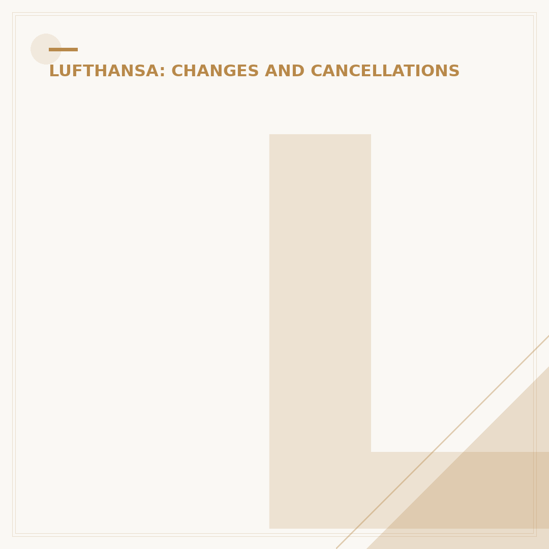 Lufthansa Flight Date Change Costs: What to Expect