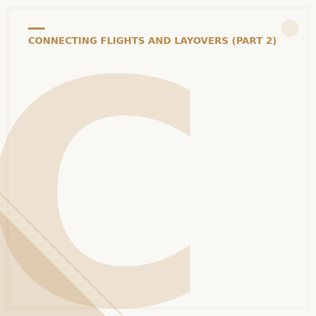 Connecting Flights: Where Does Your Luggage Go?