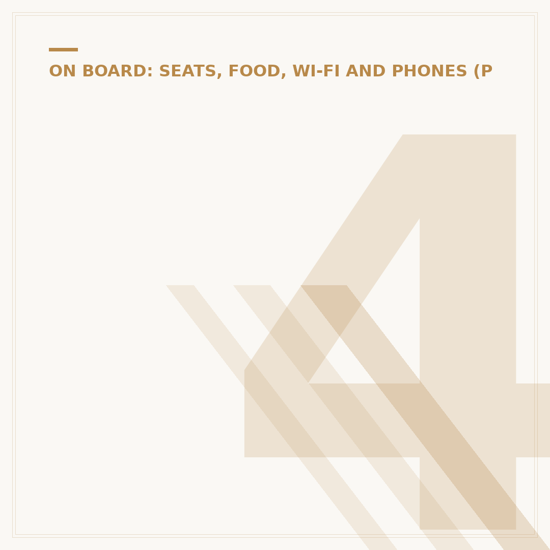 4-Hour Flight: Will You Get a Meal?