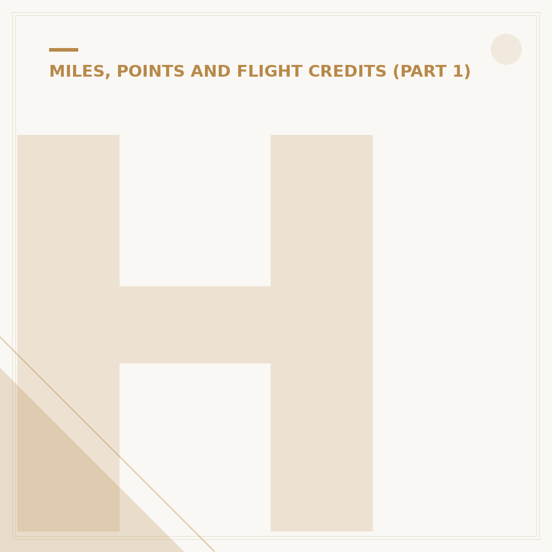 How to Book a Miles & More Award Flight